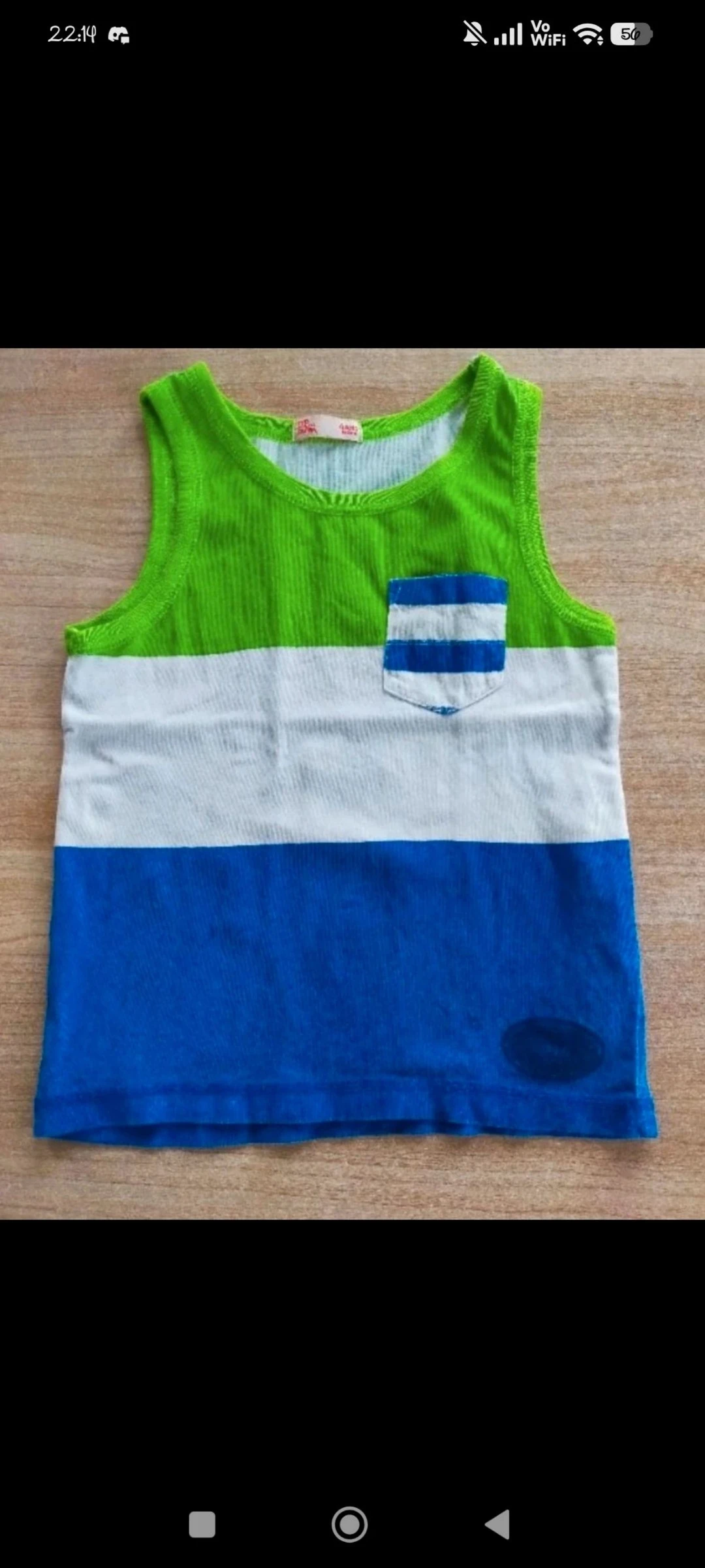 👕 Débardeur enfant rayé multicolore – Taille 4 ans – Très bon état